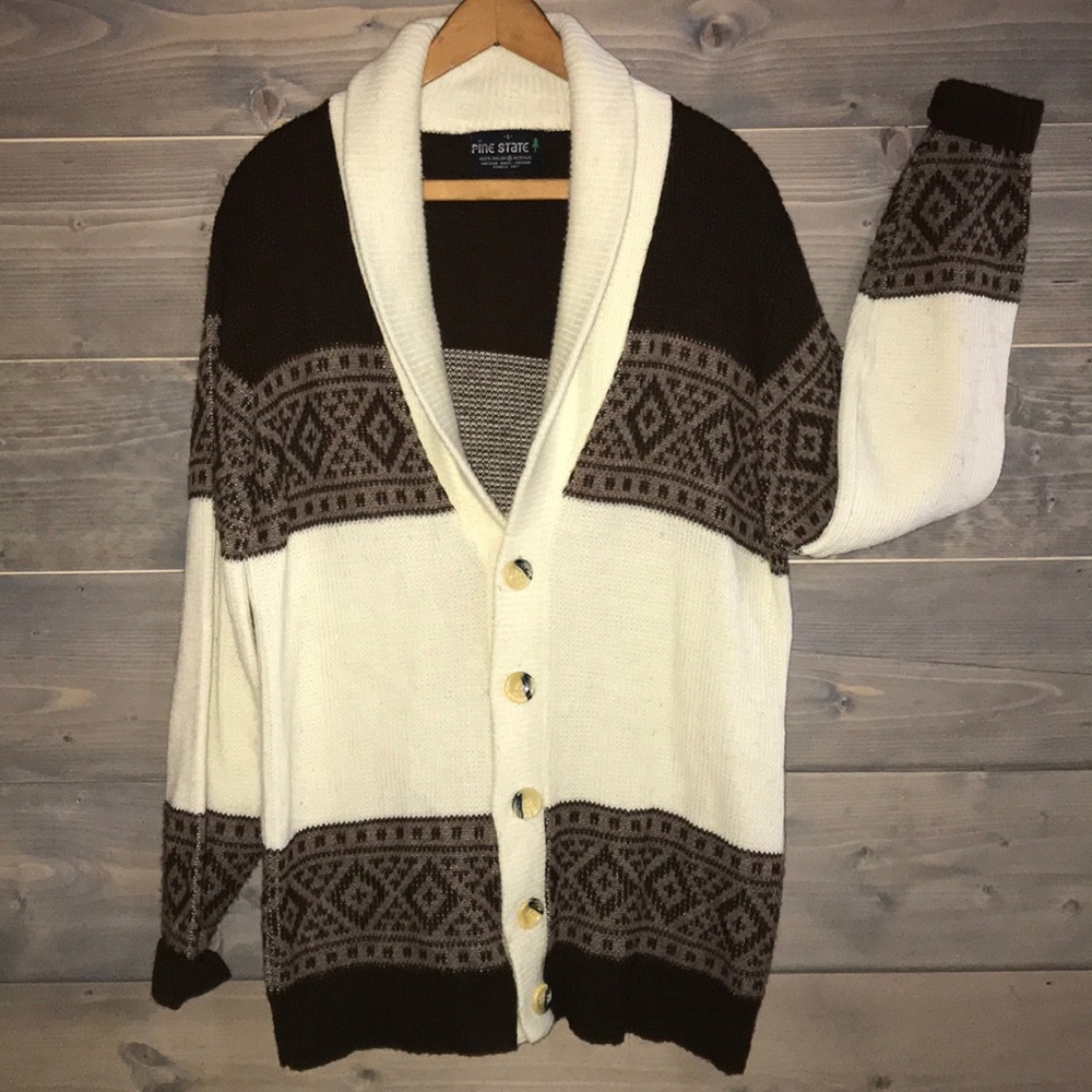 Vintage Pine State Grandpa Sweater